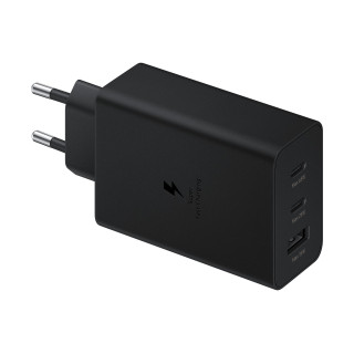 SAMSUNG MOBILE TRAVEL ADAPTER 65W TRIO USB-AType-C Type-C BLACK